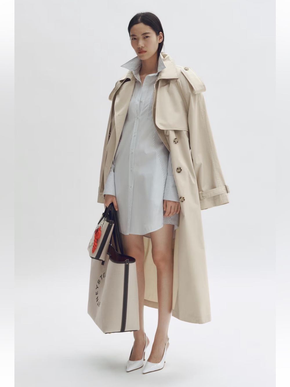 🔥LowPrice/XS/New🔥Stella McCartney H&M Oversized Trench Coat XS New